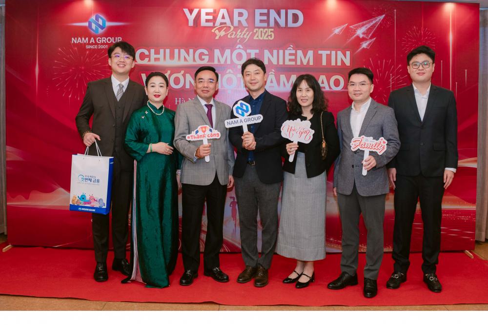 NAM Á GROUP – YEAR END PARTY 2025: KHẲNG ĐỊNH VỊ THẾ, KIẾN TẠO TƯƠNG LAI BỀN VỮNG